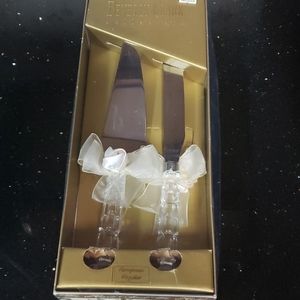 Wedding Cake Knife & Server Set